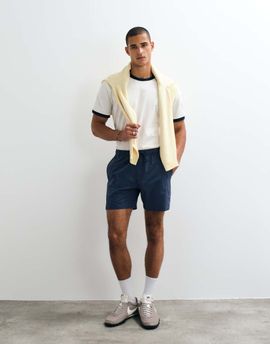Abercrombie & Fitch Abercrombie & Fitch baggy tech shorts in navy