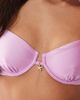 Abercrombie & Fitch Abercrombie & Fitch balconette bikini top with starfish pendant in lilac, part of a set-Purple - 3