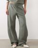 Abercrombie & Fitch Abercrombie & Fitch barel leg sweatpants in khaki - part of a set-Green - 2