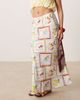 Abercrombie & Fitch Abercrombie & Fitch bias cut maxi skirt in vacation scarf print-Multi - 2
