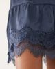 Abercrombie & Fitch Abercrombie & Fitch boho ruffle rara skirt with built in shorts in navy - 3