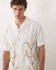 Abercrombie & Fitch Abercrombie & Fitch boxy emboidered short sleeve shirt in white - 1