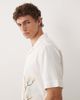 Abercrombie & Fitch Abercrombie & Fitch boxy emboidered short sleeve shirt in white - 4
