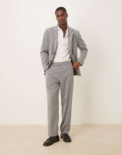 Abercrombie & Fitch Abercrombie & Fitch classic suit pants in gray - part of a set