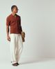 Abercrombie & Fitch Abercrombie & Fitch cotton-linen mix baggy fit rustic pants in white - 1