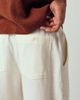 Abercrombie & Fitch Abercrombie & Fitch cotton-linen mix baggy fit rustic pants in white - 4