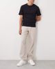 Abercrombie & Fitch Abercrombie & Fitch cotton linen blend relaxed straight fit smart pants in cream-Gray - 2