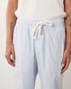 Abercrombie & Fitch Abercrombie & Fitch cotton rich baggy seersucker pants in blue stripes - 4