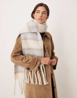 Abercrombie & Fitch Abercrombie & Fitch cozy scarf in blue stripe