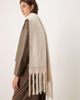 Abercrombie & Fitch Abercrombie & Fitch cozy scarf in cream/brown plaid - 1