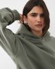 Abercrombie & Fitch Abercrombie & Fitch cropped boxy hoodie in khaki-Green - 3