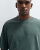 Abercrombie & Fitch Abercrombie & Fitch cropped premium heavyweight t-shirt in washed green - 4