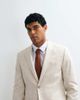 Abercrombie & Fitch Abercrombie & Fitch crosshatch single breasted blazer in cream - part of a set-White - 2