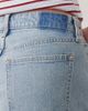 Abercrombie & Fitch Abercrombie & Fitch Curve Love high rise denim shorts with finished hem in bleach blue - 3