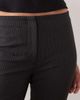 Abercrombie & Fitch Abercrombie & Fitch Curve Love high rise flared trouser in black - 4