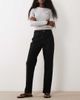 Abercrombie & Fitch Abercrombie & Fitch Curve Love high rise straight leg jeans in washed black - 1