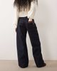 Abercrombie & Fitch Abercrombie & Fitch Curve Love low rise loose jeans in navy wash - 2