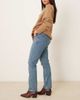 Abercrombie & Fitch Abercrombie & Fitch curve love mid rise straight jeans in mid blue wash - 3