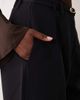 Abercrombie & Fitch Abercrombie & Fitch Curve Love Sloane high rise wide leg pants with belt in black - 2