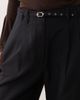 Abercrombie & Fitch Abercrombie & Fitch Curve Love Sloane high rise wide leg pants with belt in black - 4