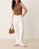 Abercrombie & Fitch Abercrombie & Fitch Curve low rise 90s relaxed jeans in clean white - 1