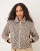 Abercrombie & Fitch Abercrombie & Fitch denim front zip workwear jacket in leopard print-Multi - 1