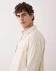 Abercrombie & Fitch Abercrombie & Fitch denim overshirt in beige-Neutral - 4