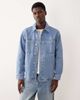 Abercrombie & Fitch Abercrombie & Fitch denim shacket in mid blue wash - 1