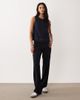 Abercrombie & Fitch Abercrombie & Fitch denim sleeveless top in indigo-Navy - 2
