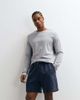 Abercrombie & Fitch Abercrombie & Fitch essenital jersey shorts in washed navy - 1