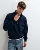 Abercrombie & Fitch Abercrombie & Fitch essential 1/4 zip sweatshirt in navy - 1