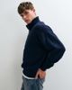 Abercrombie & Fitch Abercrombie & Fitch essential 1/4 zip sweatshirt in navy - 3