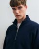 Abercrombie & Fitch Abercrombie & Fitch essential 1/4 zip sweatshirt in navy - 4