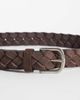 Abercrombie & Fitch Abercrombie & Fitch faux leather braided belt in brown - 1