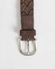 Abercrombie & Fitch Abercrombie & Fitch faux leather braided belt in brown - 3