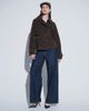 Abercrombie & Fitch Abercrombie & Fitch faux suede belted short trench in dark brown - 2