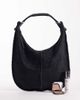 Abercrombie & Fitch Abercrombie & Fitch faux suede tote bag with whipstitch detail in black - 2