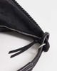 Abercrombie & Fitch Abercrombie & Fitch faux suede tote bag with whipstitch detail in black - 3