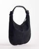 Abercrombie & Fitch Abercrombie & Fitch faux suede tote bag with whipstitch detail in black - 4