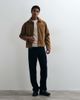 Abercrombie & Fitch Abercrombie & Fitch faux suede zip up jacket in light brown - 2