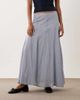 Abercrombie & Fitch Abercrombie & Fitch flowy midaxi skirt in micro blue plaid - 2