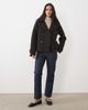 Abercrombie & Fitch Abercrombie & Fitch funnel neck wool blend jacket in brown herringbone - 4