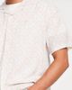 Abercrombie & Fitch Abercrombie & Fitch geo tile print short sleeve resort shirt in tan-Brown - 4