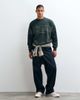 Abercrombie & Fitch Abercrombie & Fitch graphic crew neck sweatshirt in washed green - 2