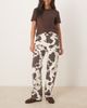 Abercrombie & Fitch Abercrombie & Fitch high rise 90s relaxed jeans in cow print-Multi - 1