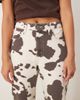 Abercrombie & Fitch Abercrombie & Fitch high rise 90s relaxed jeans in cow print-Multi - 4