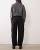 Abercrombie & Fitch Abercrombie & Fitch high rise barrel fit jeans in jet black - 2