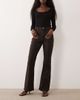 Abercrombie & Fitch Abercrombie & Fitch high rise bootcut fit jeans in brown - 1