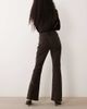 Abercrombie & Fitch Abercrombie & Fitch high rise bootcut fit jeans in brown - 3