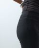 Abercrombie & Fitch Abercrombie & Fitch high rise flared trouser in black pinstripe - 4